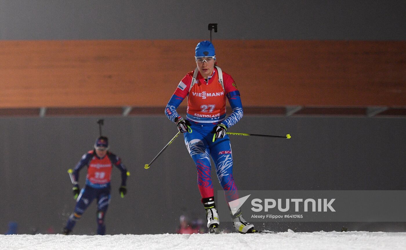 Finland Biathlon World Cup Women Pursuit