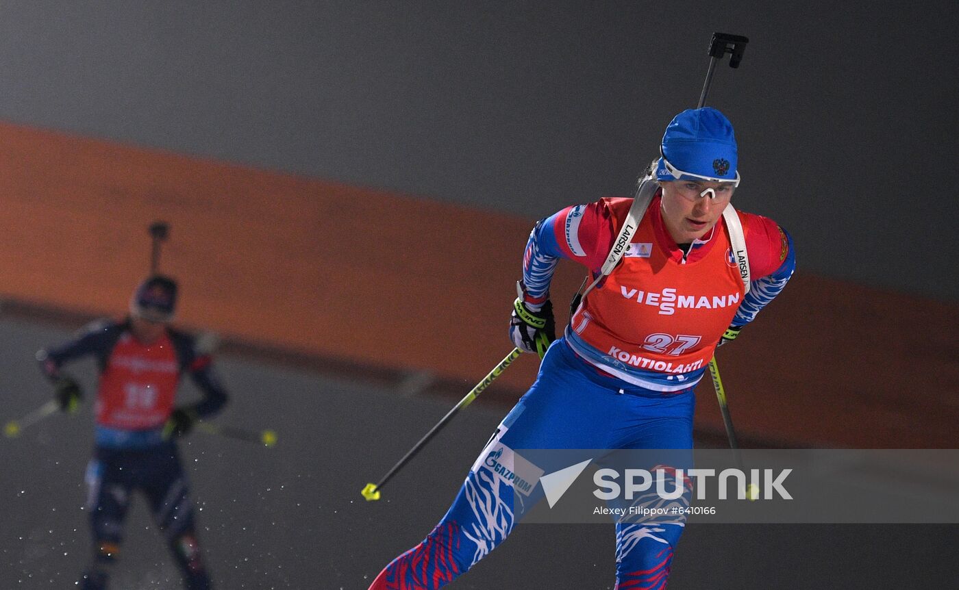 Finland Biathlon World Cup Women Pursuit