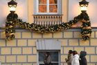 People walk in a street decorated for the upcoming New Year and Christmas season, in Moscow, Russia. Location: Russia, Moscow. Author: Alexey Maishev/Sputnik. Russia New Year Preparations