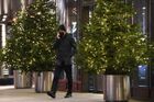 A man walks in a street decorated for the upcoming New Year and Christmas season, in Moscow, Russia. Location: Russia, Moscow. Author: Alexey Maishev/Sputnik. Russia New Year Preparations