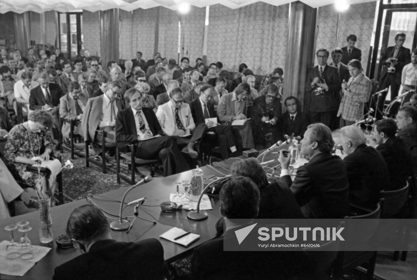 Leader of German Social Democratic Party Willy Brandt visits Soviet Union
