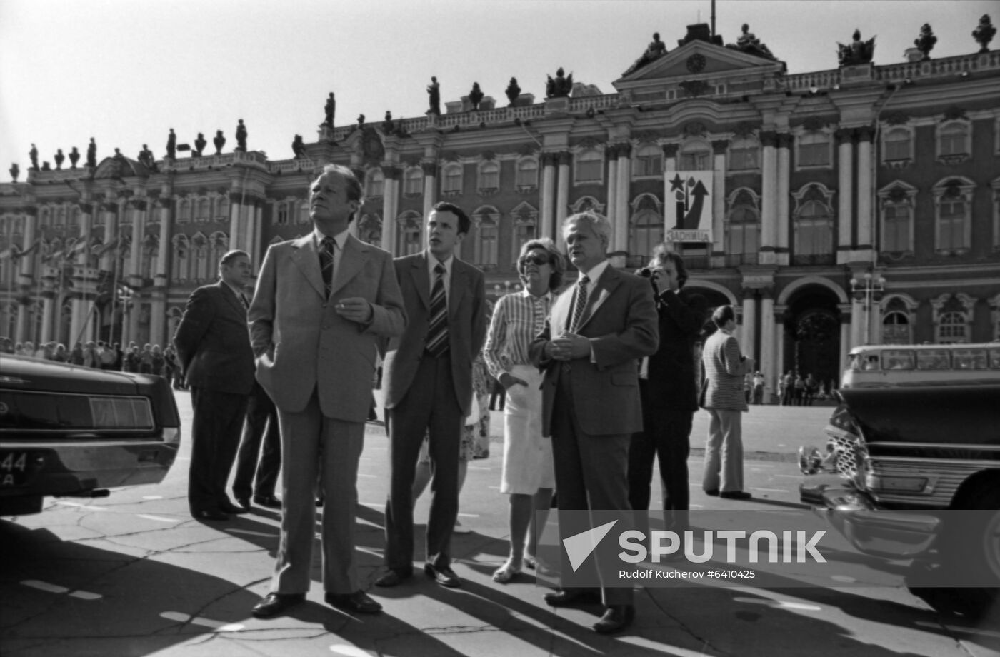 Leader of German Social Democratic Party Willy Brandt visits Soviet Union