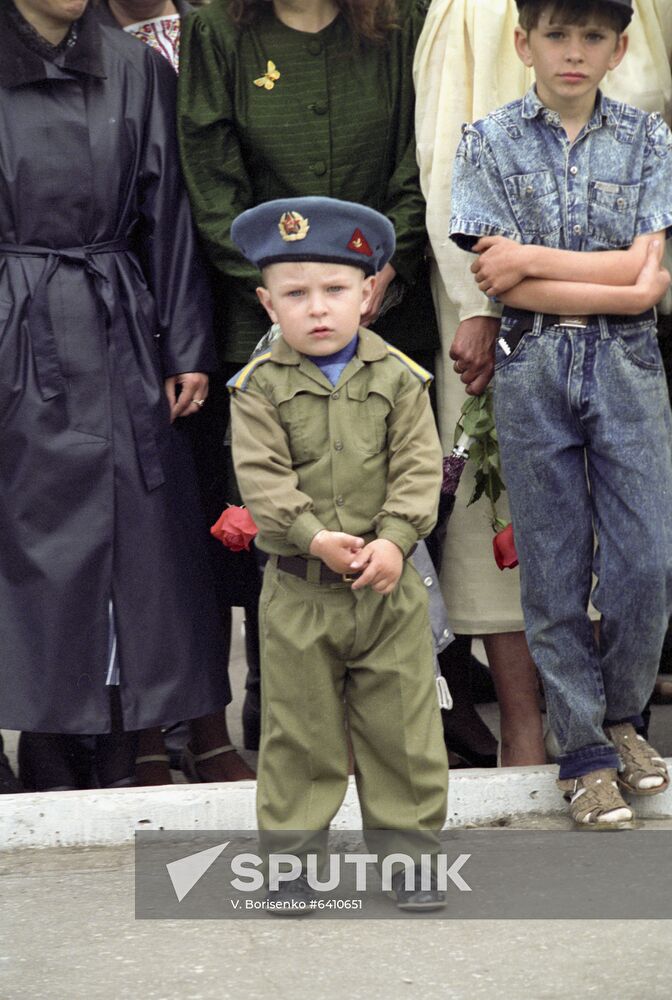 Young paratrooper