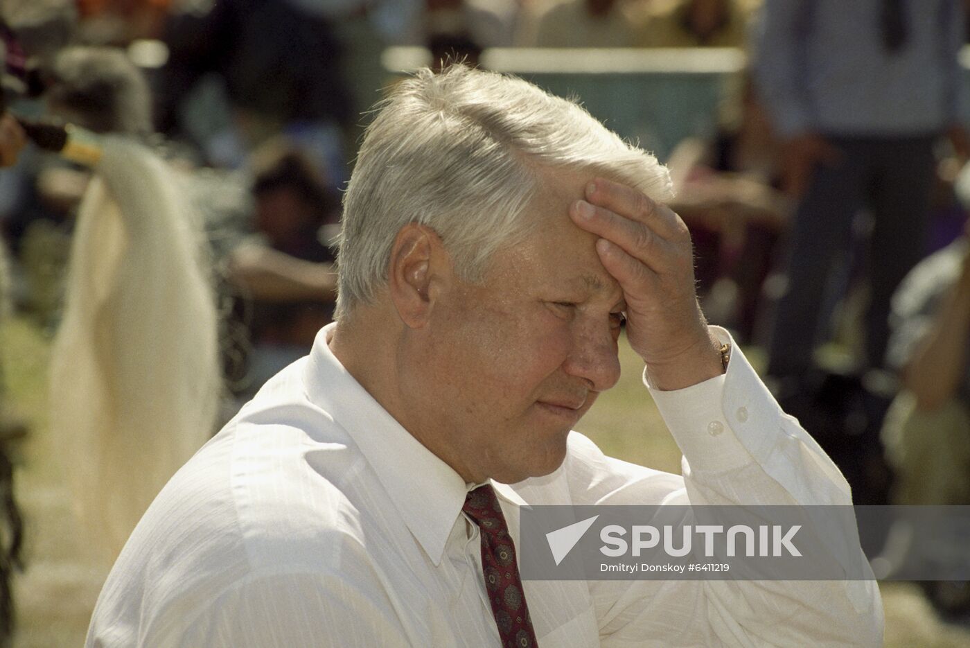 Russian President Boris Yeltsin visits Respublic of Sakha (Yakutia)