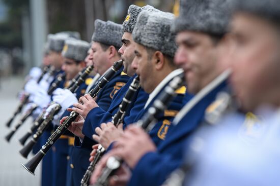 Azerbaijan Military Parade Rehearsal