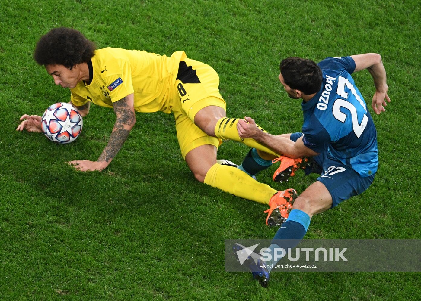 Russia Soccer Champions League Zenit -  Borussia