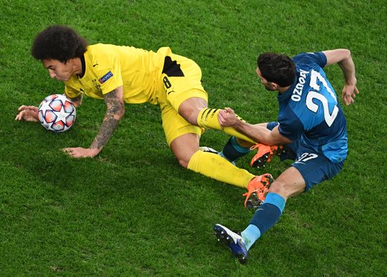 Russia Soccer Champions League Zenit -  Borussia