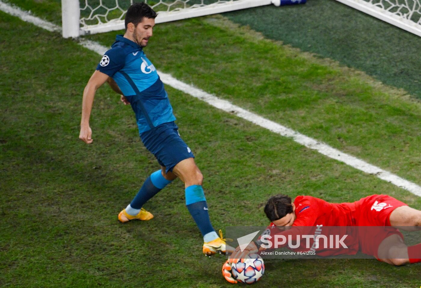 Russia Soccer Champions League Zenit -  Borussia