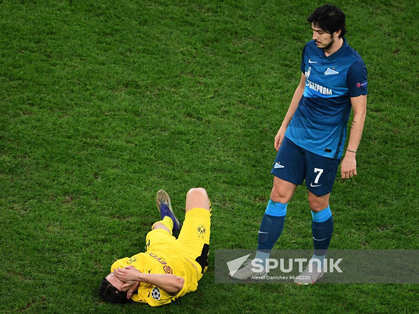 Russia Soccer Champions League Zenit -  Borussia