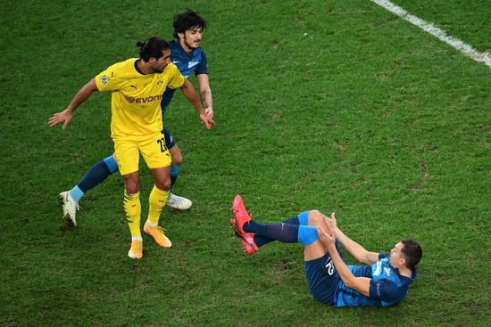 Russia Soccer Champions League Zenit -  Borussia