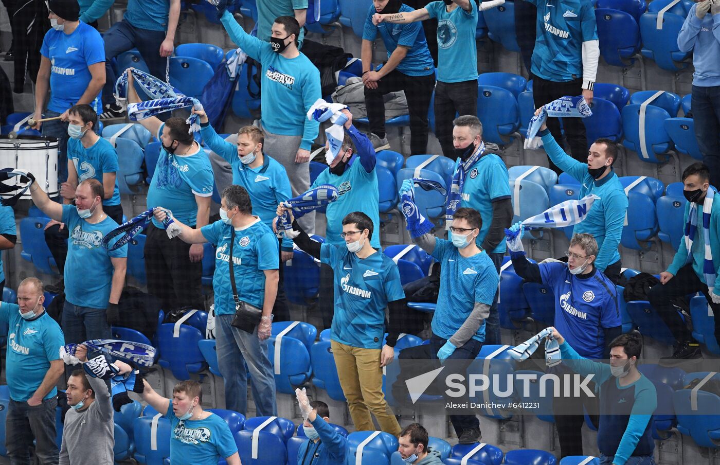 Russia Soccer Champions League Zenit -  Borussia