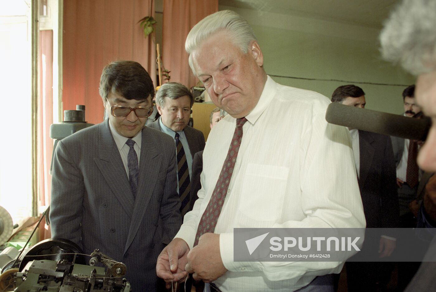 Russian President Boris Yeltsin visits Respublic of Sakha (Yakutia)