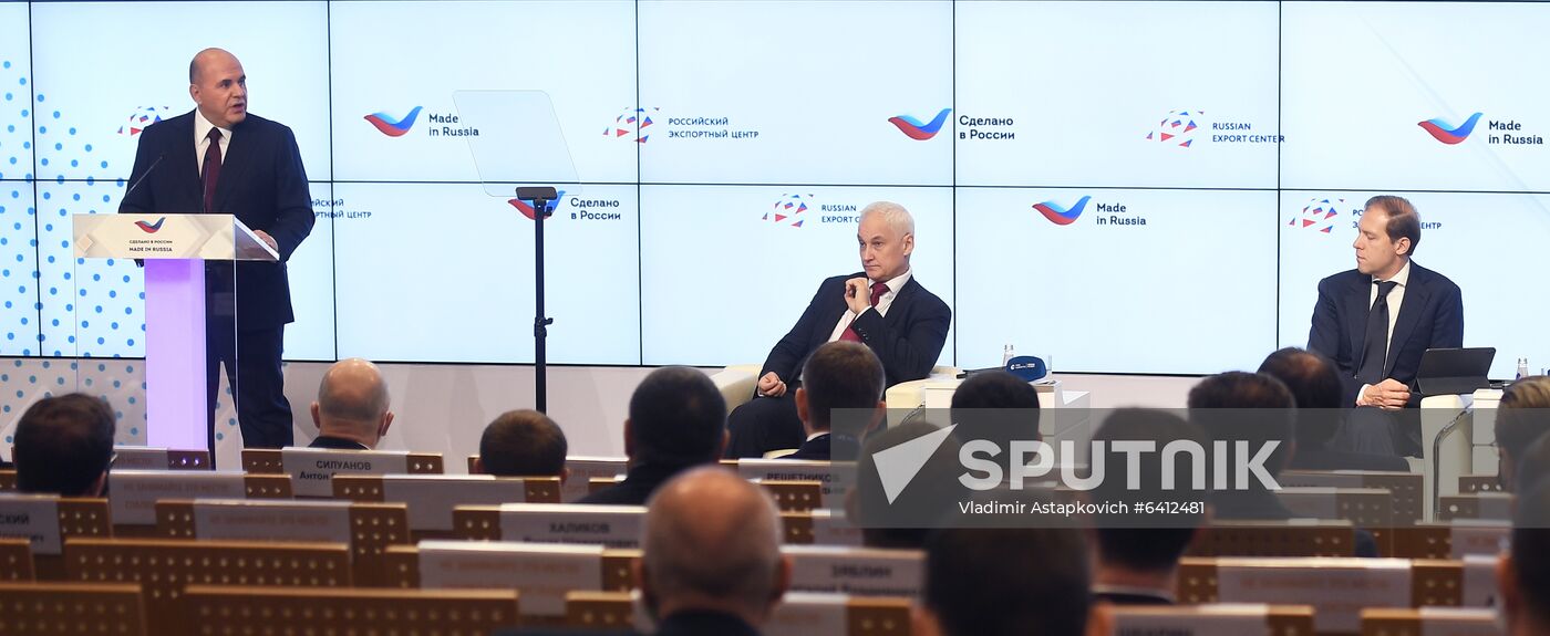 Russia Mishustin International Export Forum