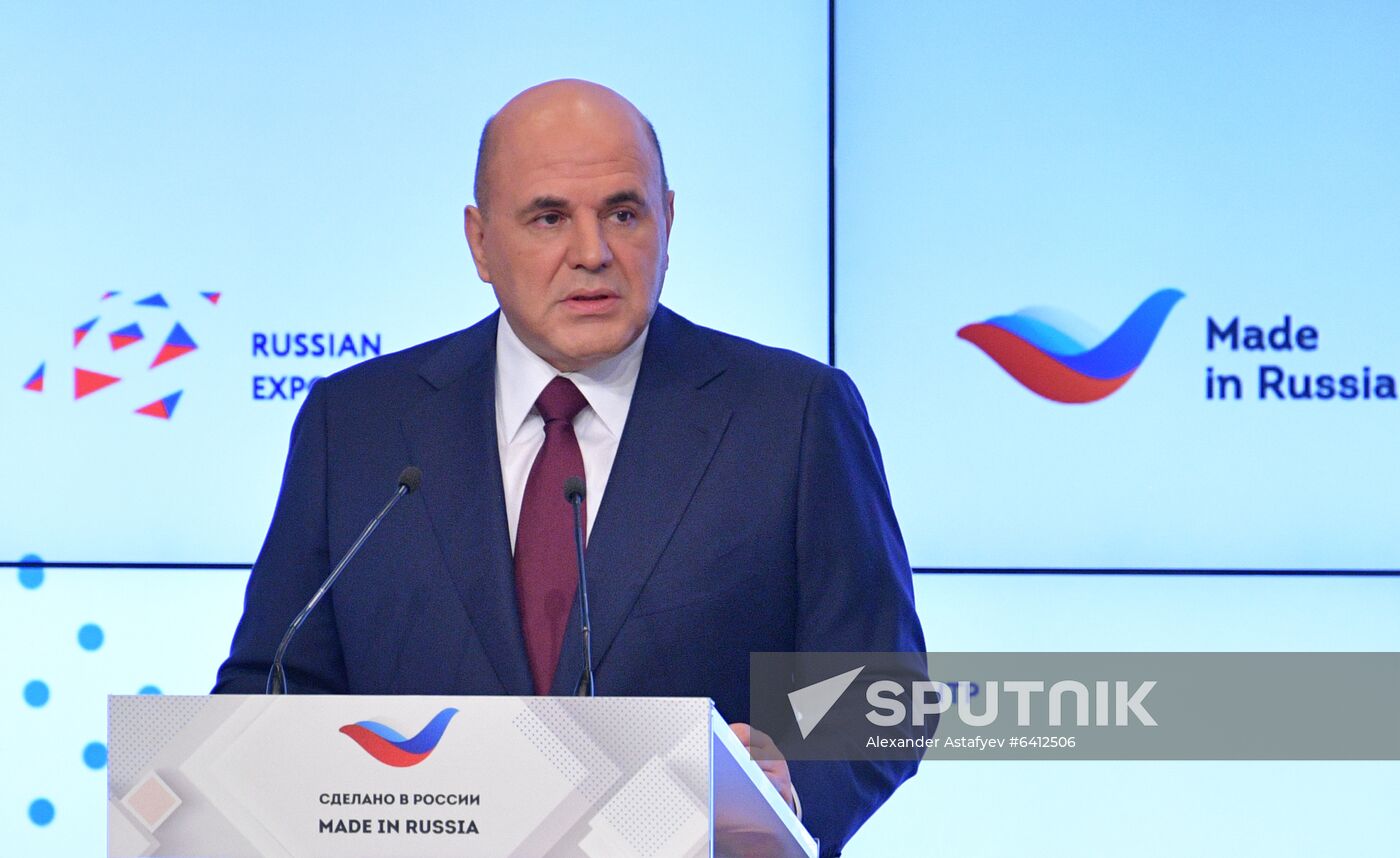 Russia Mishustin International Export Forum