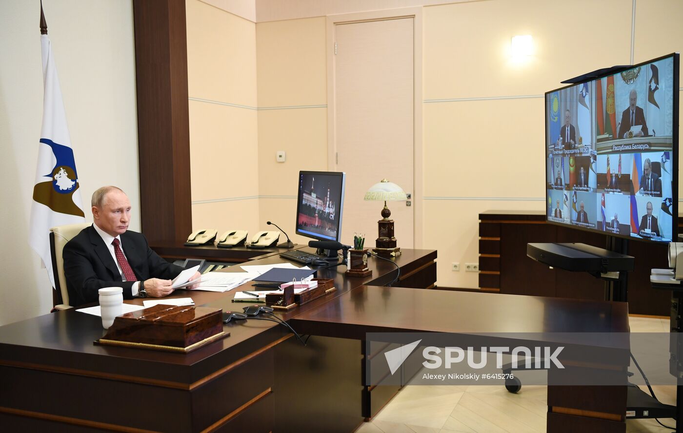 Russia Putin Eurasian Economic Council