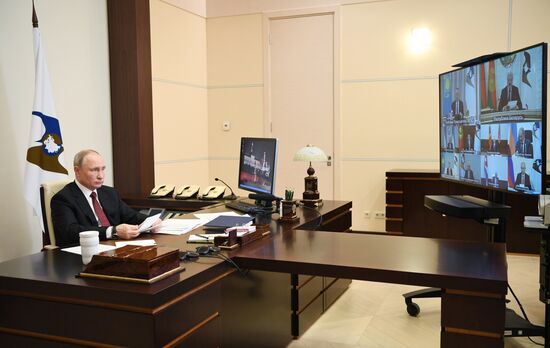 Russia Putin Eurasian Economic Council