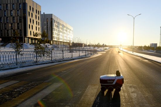Russia Delivery Robot