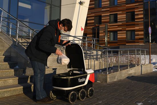 Russia Delivery Robot