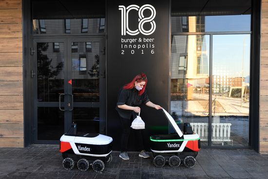 Russia Delivery Robot