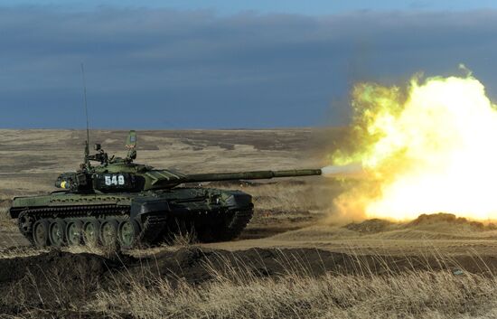 Russia Army Games Tank Biathlon Qualification