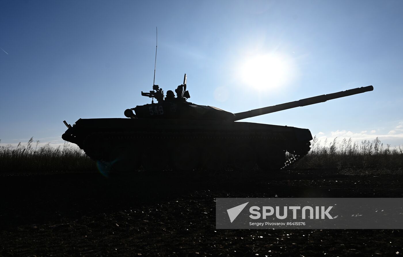 Russia Army Games Tank Biathlon Qualification