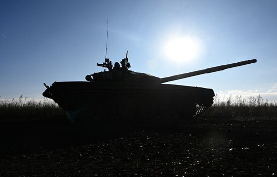 Russia Army Games Tank Biathlon Qualification