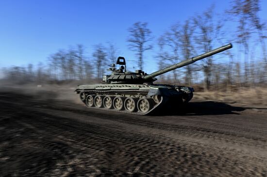Russia Army Games Tank Biathlon Qualification