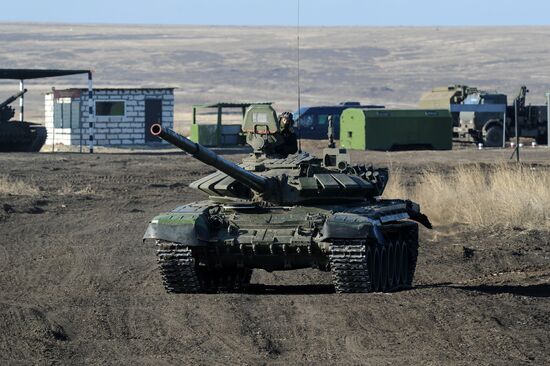 Russia Army Games Tank Biathlon Qualification