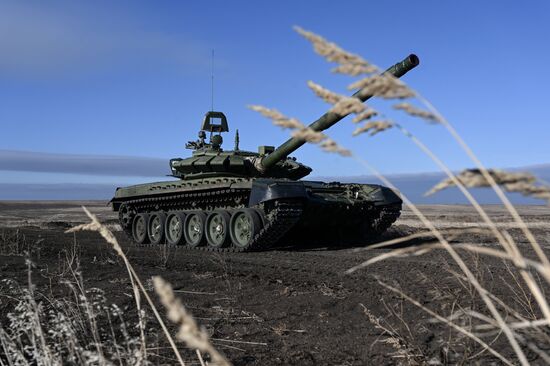 Russia Army Games Tank Biathlon Qualification