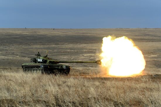 Russia Army Games Tank Biathlon Qualification