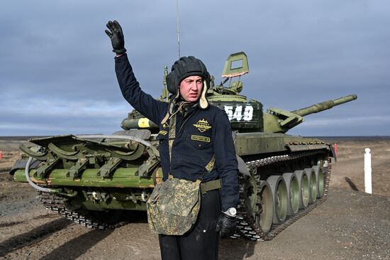 Russia Army Games Tank Biathlon Qualification