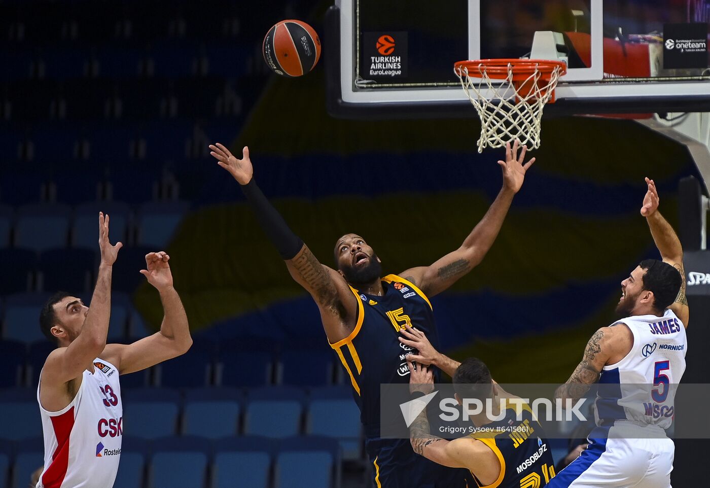 Russia Basketball Euroleague Khimki - CSKA