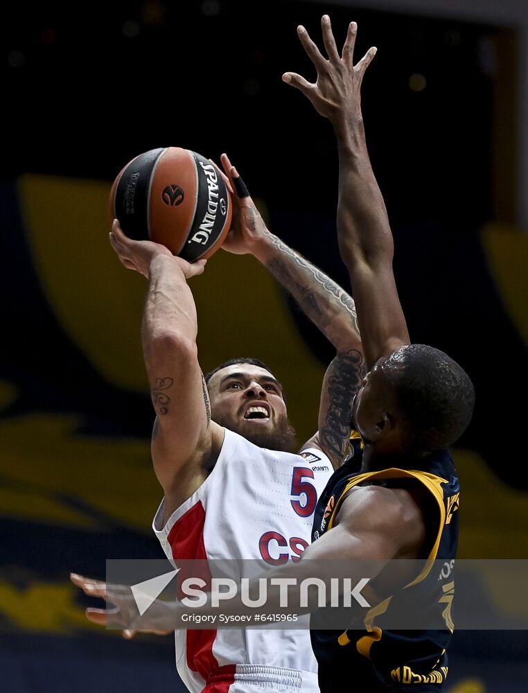 Russia Basketball Euroleague Khimki - CSKA