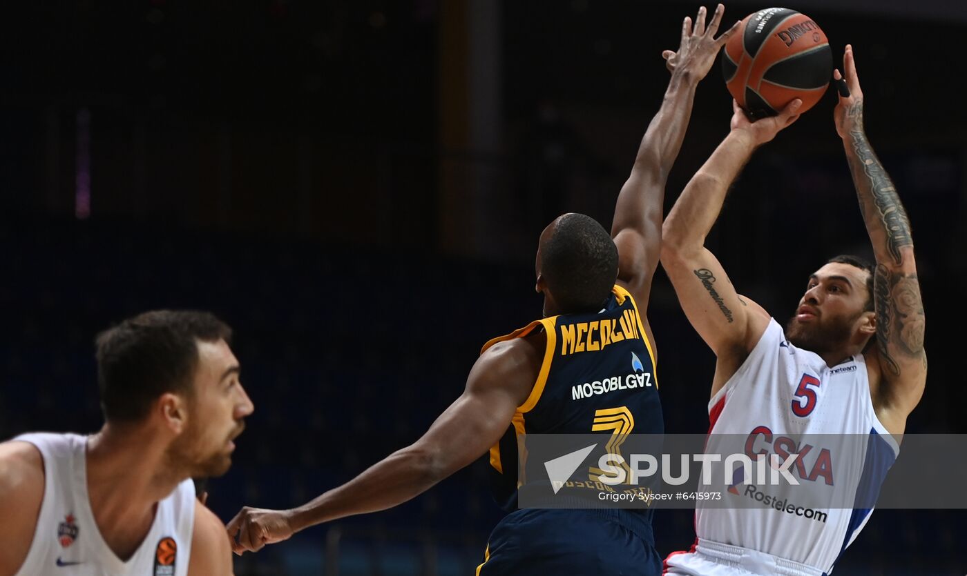 Russia Basketball Euroleague Khimki - CSKA