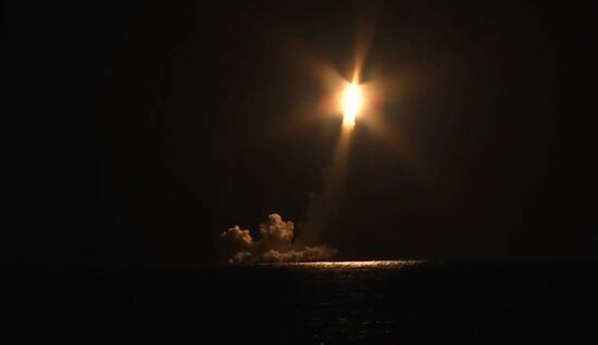 Russia Bulava Missile Launch