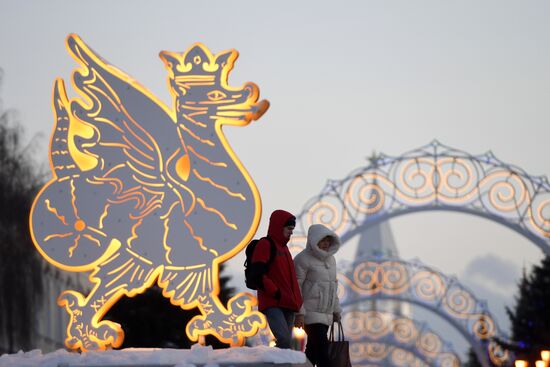 Russia New Year Preparations