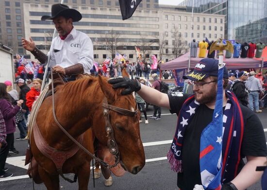 US Trump Supporters Rally