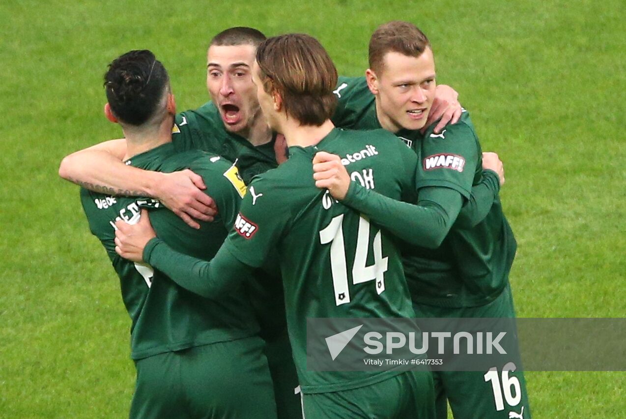 Russia Soccer Premier-League Krasnodar -Lokomotiv