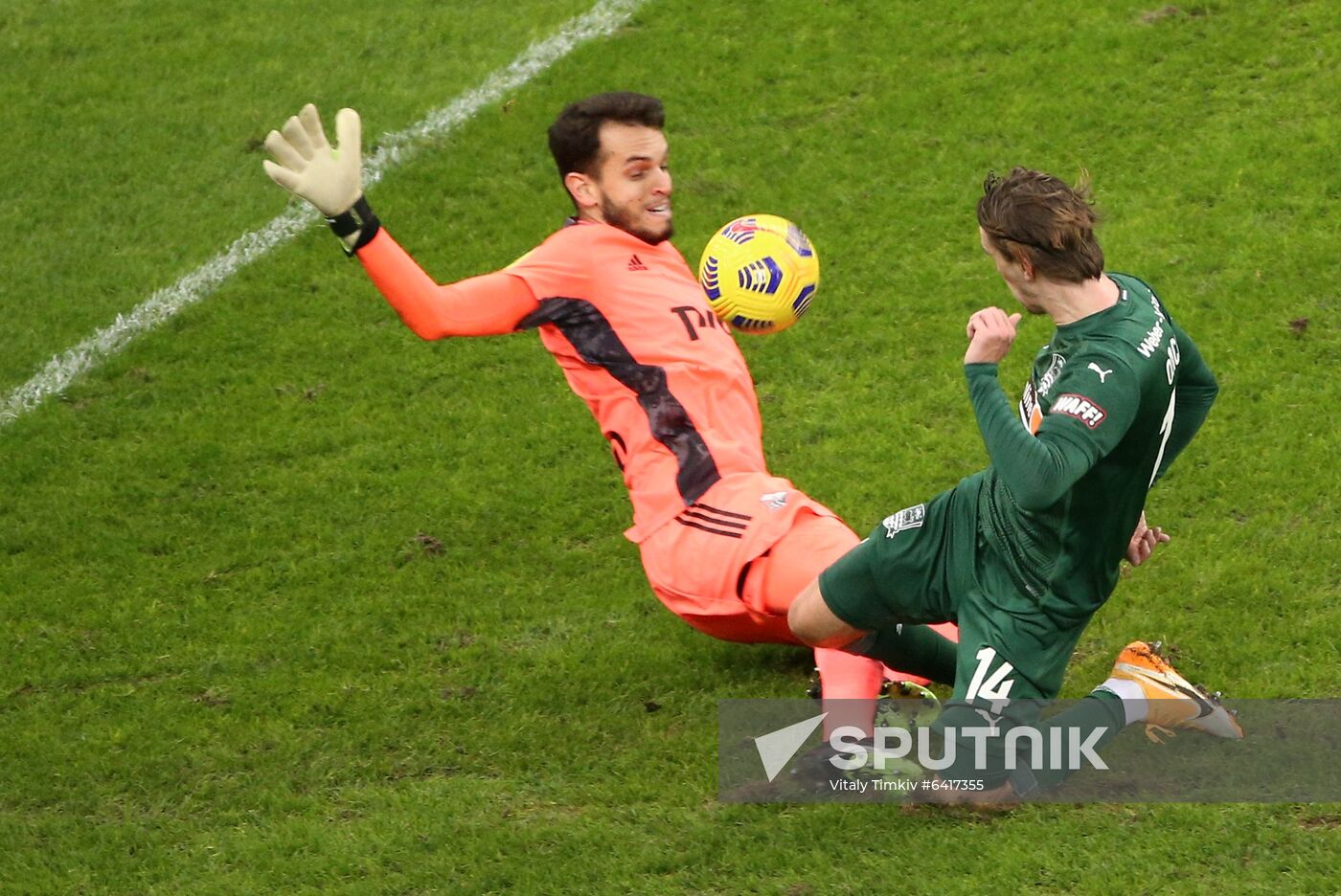 Russia Soccer Premier-League Krasnodar -Lokomotiv