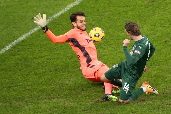 Russia Soccer Premier-League Krasnodar -Lokomotiv