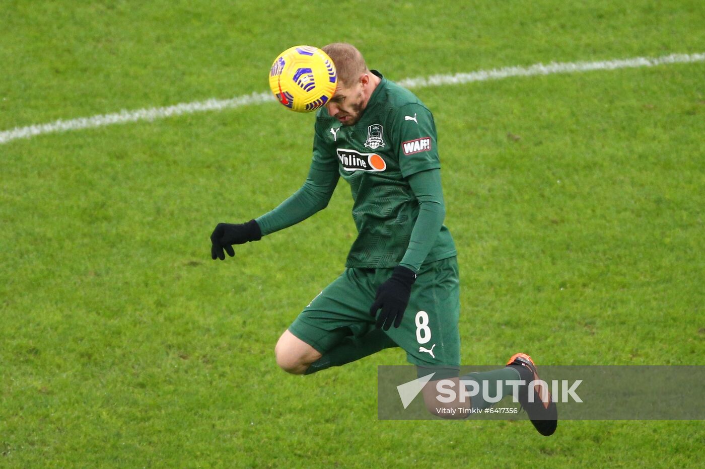 Russia Soccer Premier-League Krasnodar -Lokomotiv