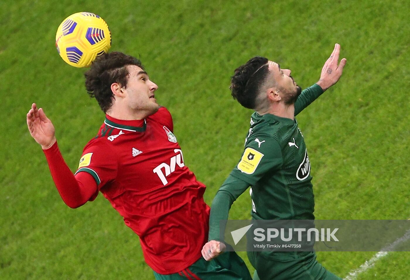 Russia Soccer Premier-League Krasnodar -Lokomotiv