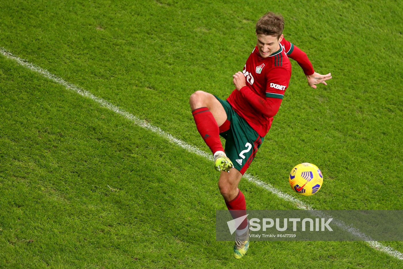 Russia Soccer Premier-League Krasnodar -Lokomotiv