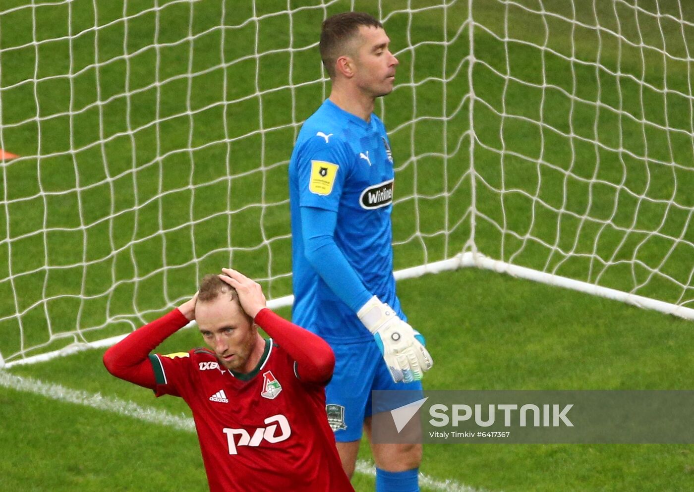 Russia Soccer Premier-League Krasnodar -Lokomotiv