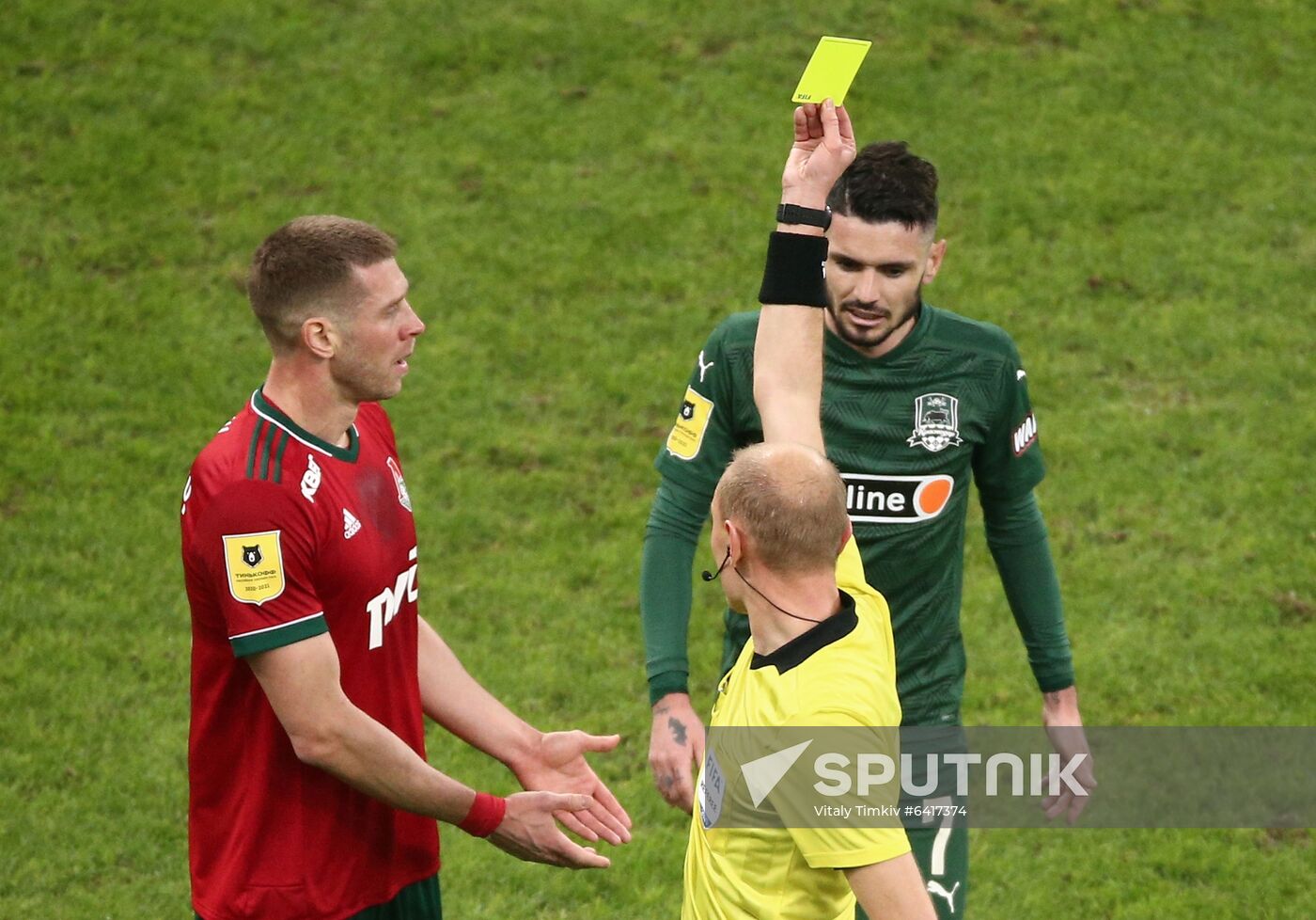 Russia Soccer Premier-League Krasnodar -Lokomotiv