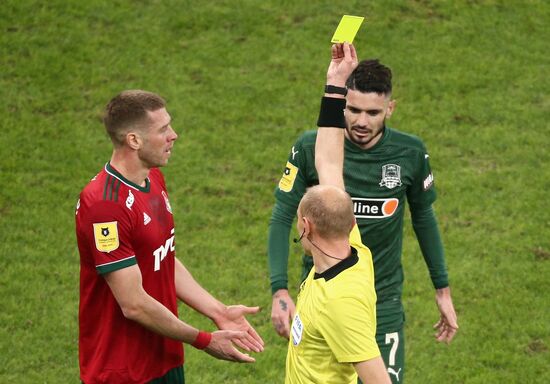 Russia Soccer Premier-League Krasnodar -Lokomotiv