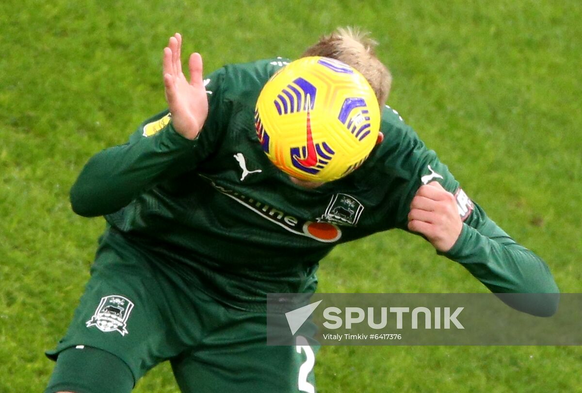Russia Soccer Premier-League Krasnodar -Lokomotiv