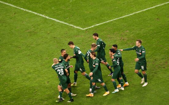 Russia Soccer Premier-League Krasnodar -Lokomotiv