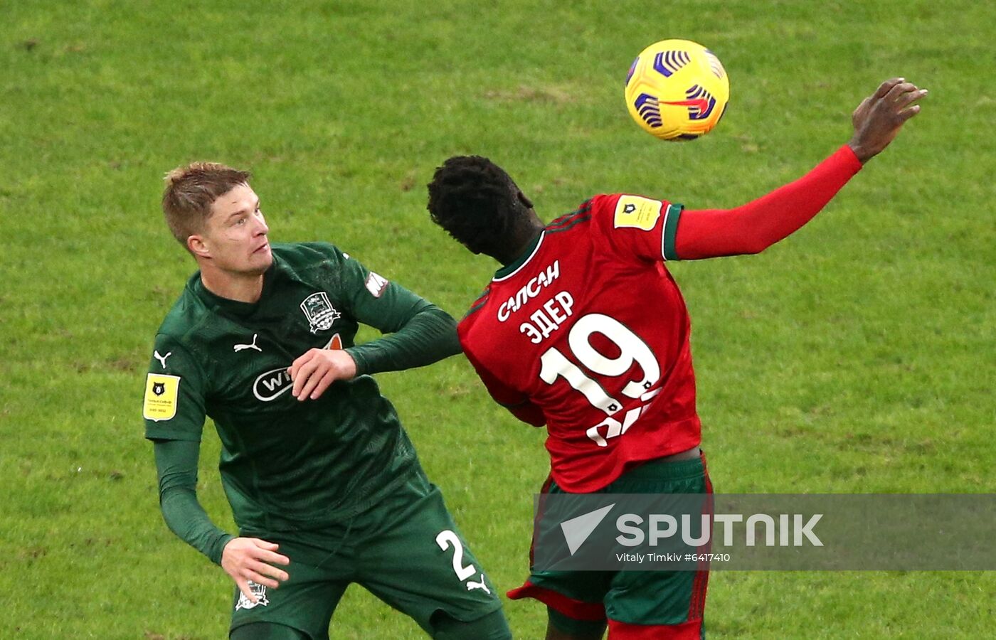 Russia Soccer Premier-League Krasnodar -Lokomotiv