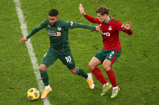 Russia Soccer Premier-League Krasnodar -Lokomotiv